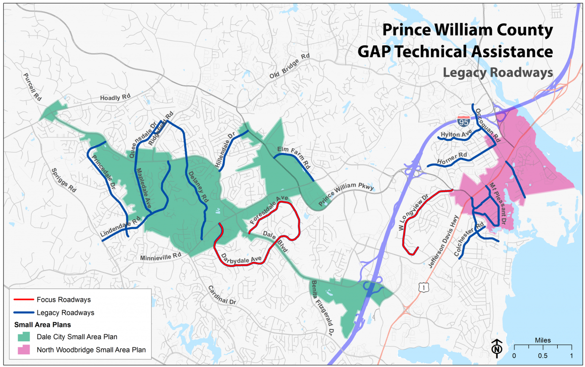 Prince William County Legacy Roads Map