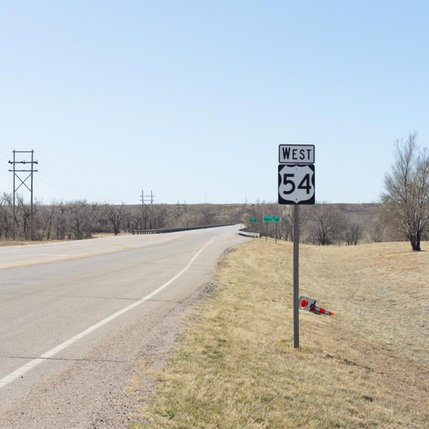 US Route 54 Rural Highway